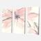 Designart - Pink Shabby Floral II - Shabby Chic Canvas Artwork